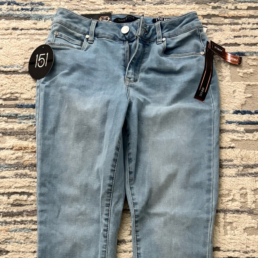 One 5 One Light Blue Skinny Jeans
